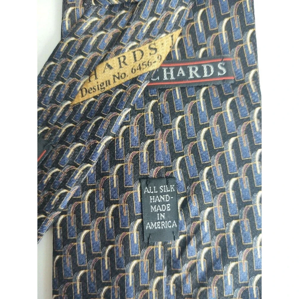 J.Z. Richards Men's Tie #6456-9 All‎ Silk Hand Crafted in USA